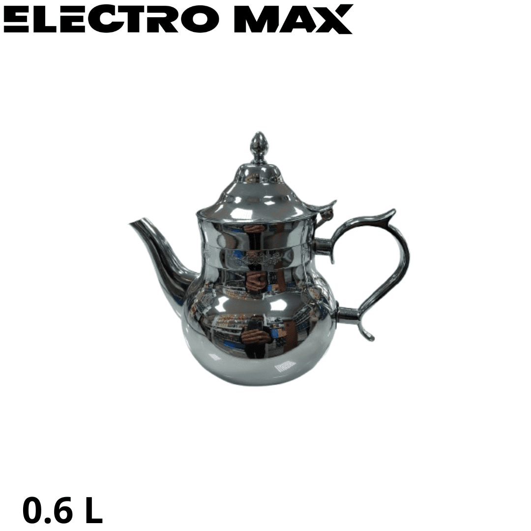 Bonomi TP-01-GW9.08 Théière 0.6L Inox – Élégante, Résistante et Idéale pour le Thé Quotidien