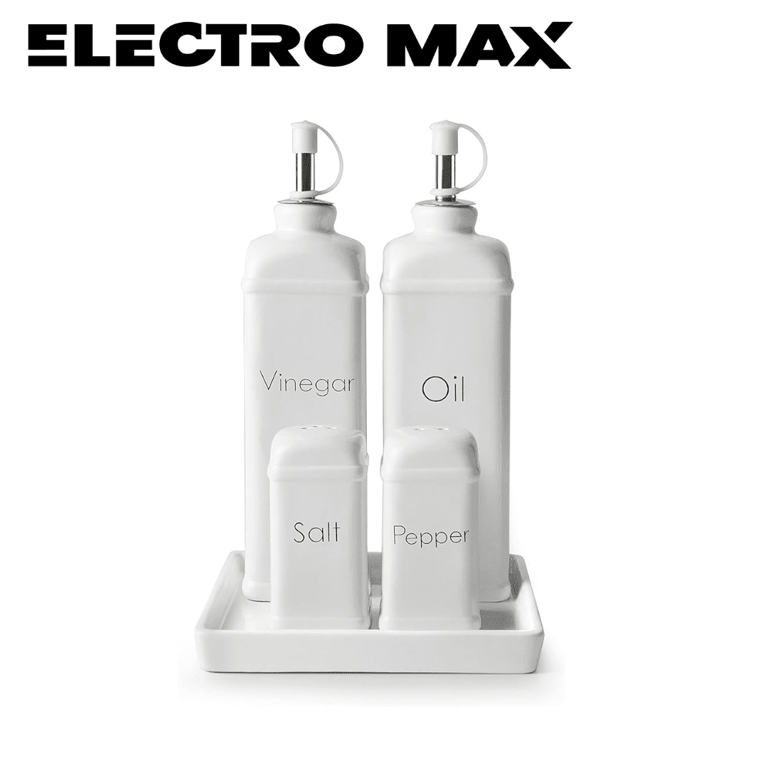 Ibili 715310 Set Vintage en Céramique – Service Élégant au Style Rétro | Idéal pour Décoration ou Usage Quotidien