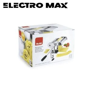 Ibili 773100 Machine à Pâtes – Appareil Manuel en Inox | Pour Pâtes Fraîches Maison : Tagliatelles, Spaghetti, Lasagnes