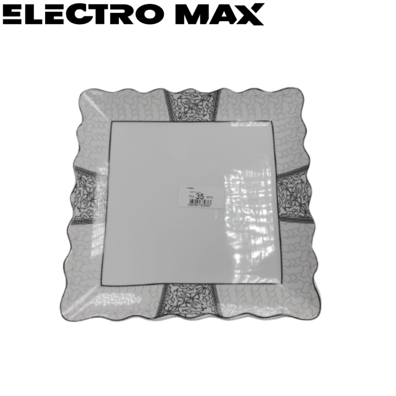 W-18XXL-N-C Assiette Ronde XXL – Très Grand Format Résistant | Idéale pour Présentations ou Buffets