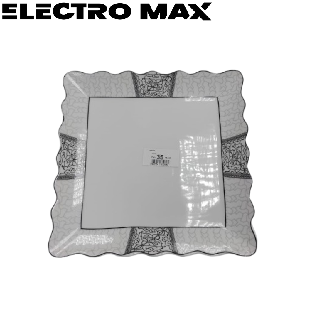 W-18XXL-N-C Assiette Ronde XXL – Très Grand Format Résistant | Idéale pour Présentations ou Buffets