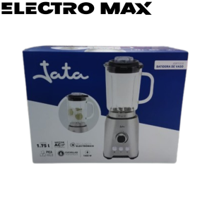 JATA JEBT5310 Blender Bol en Verre 1000W Inox – Mixeur Puissant, Moteur AC Professionnel et Design Élégant