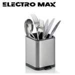 Ibili 797240 Porte-Ustensiles Eureka Carré – Organiseur de Cuisine Design | Rangement Compact et Élégant pour Ustensiles