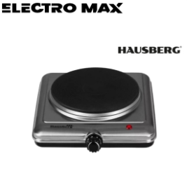 HAUSBERG HB-544 PLAQUE CHAUFFANTE EN ACIER À BRÛLEUR UNIQUE
