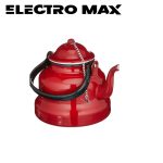 Ibili 910410 Bouilloire Rouge 1L – Bouilloire Vintage en Aluminium | Idéale pour Chauffage Rapide de l’Eau au Quotidien