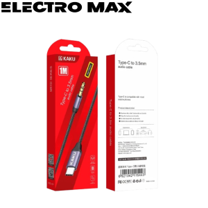 Kakusiga KSC-427 Câble Audio Type-C vers Jack 3.5mm – Câble AUX 1M pour Téléphone, Voiture et Haut-Parleur