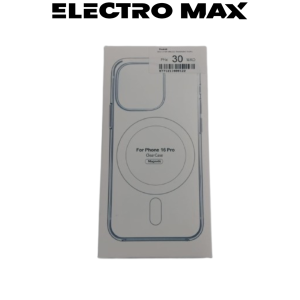 Back Cover Wireless Transparent IP16PRO BC490IP16P – Coque Transparente Antichoc et Compatible Chargement Sans Fil