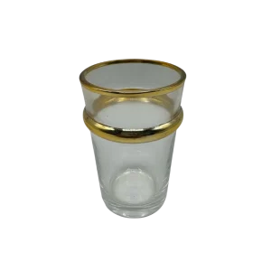 Le Lion ULD KT-1211 – Lot de 12 Verres à Thé Marocains Dorés | Style Traditionnel Élégant