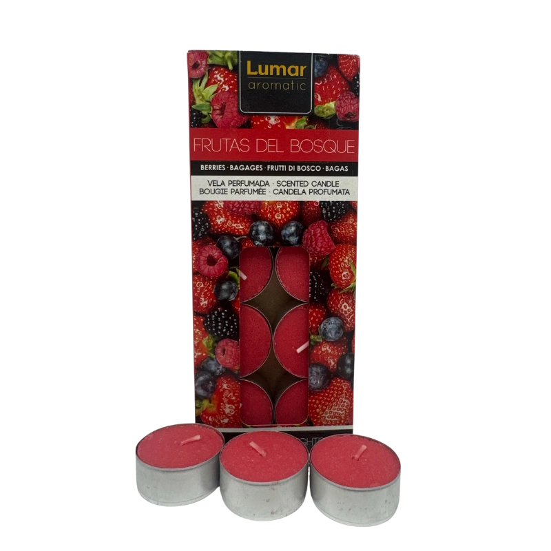 42186 Caisse de 10 Bougies Chauffe-Plat Parfum Fruits – Ambiance Senteur Gourmande