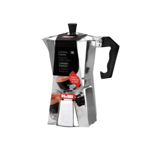 Ibili 610909 Cafetière Expresso Aluminium BAHIA 9 Tasses – Tous Feux sauf Induction