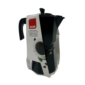 Ibili 612209 Cafetière Expresso BAHIA Black 9 Tasses – Aluminium Tous Feux sauf Induction