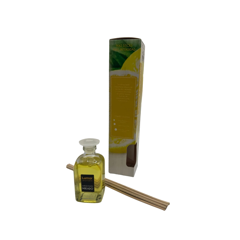 Lumar 700621 Mikado Citron 50 ml – Diffuseur d’Arome Fraîcheur Agrume