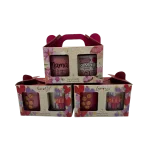 Lumar 902941 Pack 2 Verres Love Set – Coffret de Lunettes Design avec Message