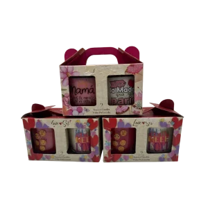 Lumar 902941 Pack 2 Verres Love Set – Coffret de Lunettes Design avec Message