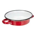 Ibili 912214 Plat à Œuf Vintage Rouge 14 cm – Poêle Individuelle en Aluminium | Idéale pour Cuisson d’Œufs et Petits Déjeuners