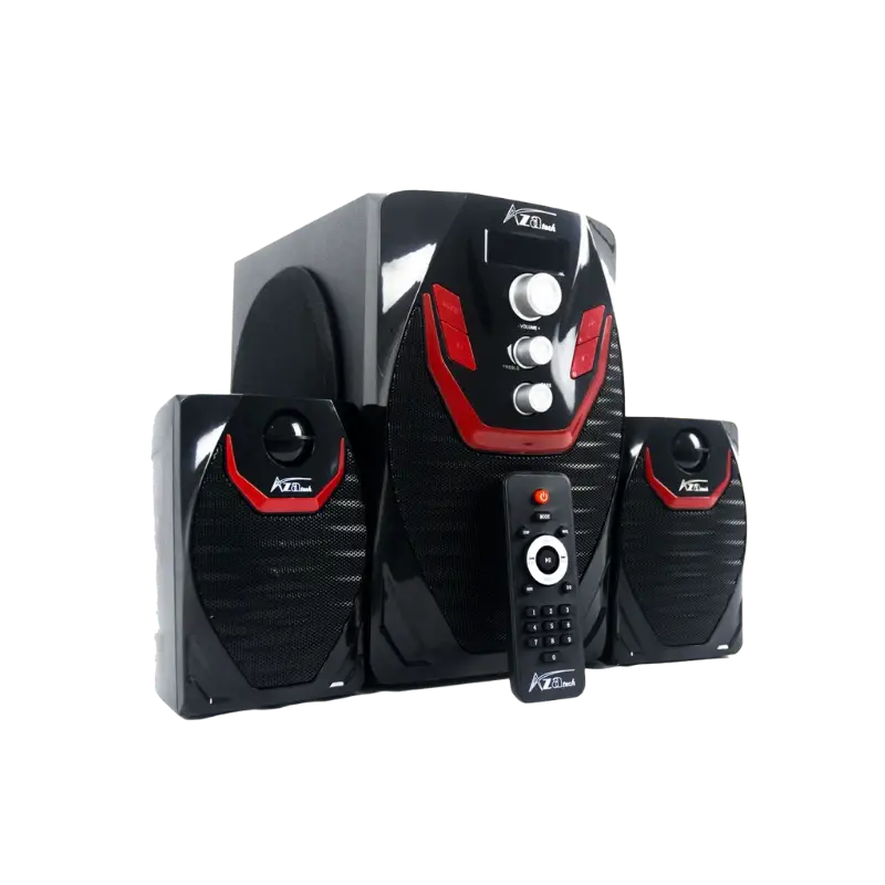 AZATECH AZ-822BT Haut-Parleur – Enceinte Bluetooth Portable, Son Puissant et Design Moderne