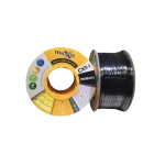 AZATECH MX1510 BK Câble Coaxial (100 m) – Transmission Stable, Haute Qualité et Protection Renforcée