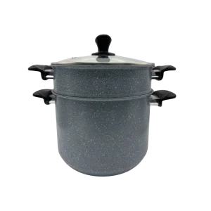 Bonomi HC-CUP0120 Couscoussier Granit 20CM 6L – Marmite Antiadhésive et Résistante