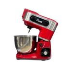 Bonomi BNM-6428 Pétrin 7L Gris Rouge – Robot Pâtissier Puissant et Multifonction