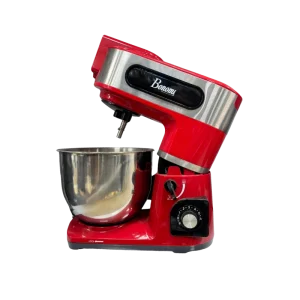 Bonomi BNM-6428 Pétrin 7L Gris Rouge – Robot Pâtissier Puissant et Multifonction