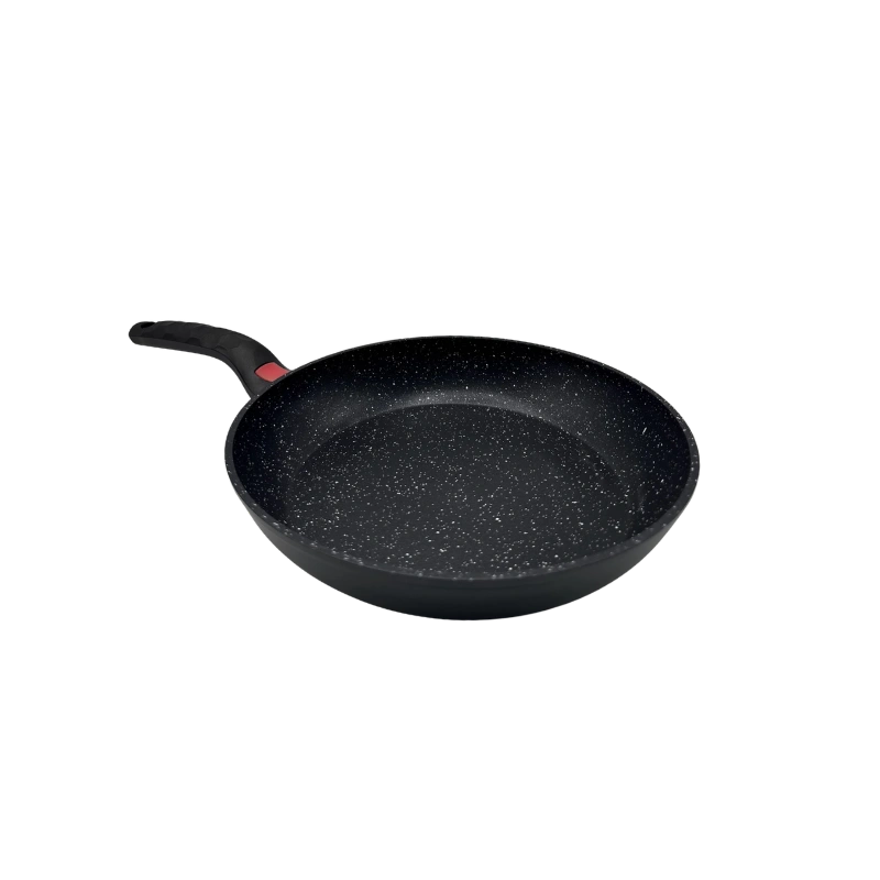 Bonomi 02HC-FRB01 Poêle avec Bouton Alarme 26×5CM – Antiadhésive, Sécurisée et Performante