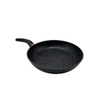 Bonomi 02HC-FRB01 Poêle avec Bouton Alarme 28×5.5CM – Antiadhésive, Intelligente et Durable