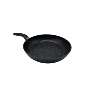 Bonomi 02HC-FRB01 Poêle avec Bouton Alarme 28×5.5CM – Antiadhésive, Intelligente et Durable