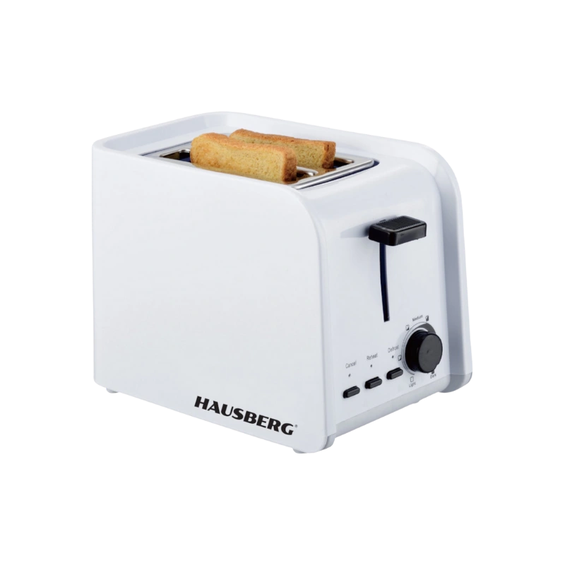 Hausberg HB-195NG Grille-Pain Électrique – Puissant, Élégant et Idéal pour des Toasts Parfaits