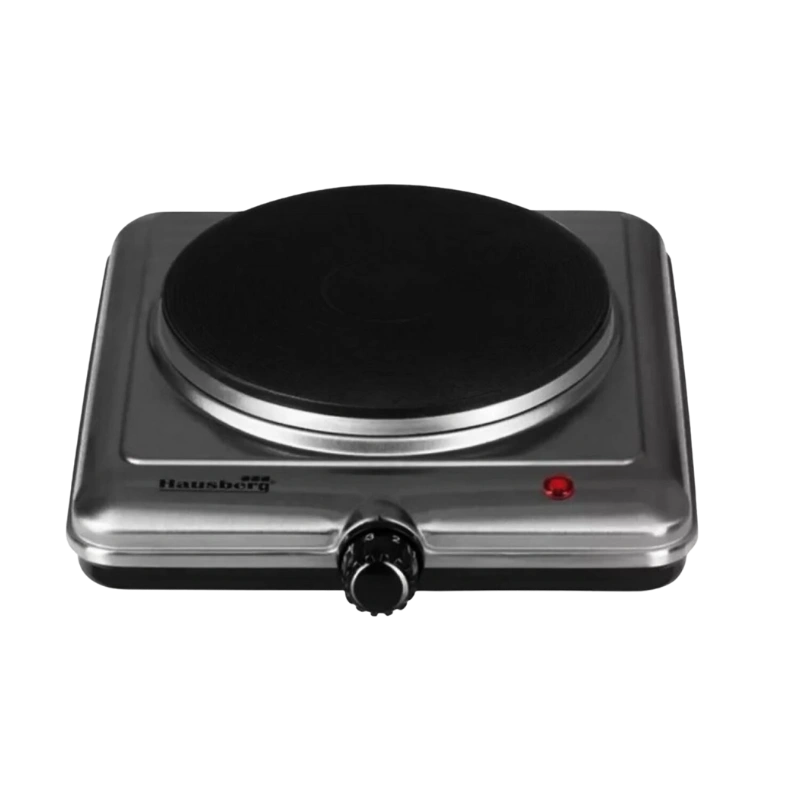 Hausberg HB-544 Plaque Chauffante en Acier – Brûleur Unique Puissant, Compact et Durable