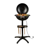 Hausberg HB-540 Ensemble Gril Électrique avec Support – Barbecue Puissant, Pratique et Facile à Utiliser