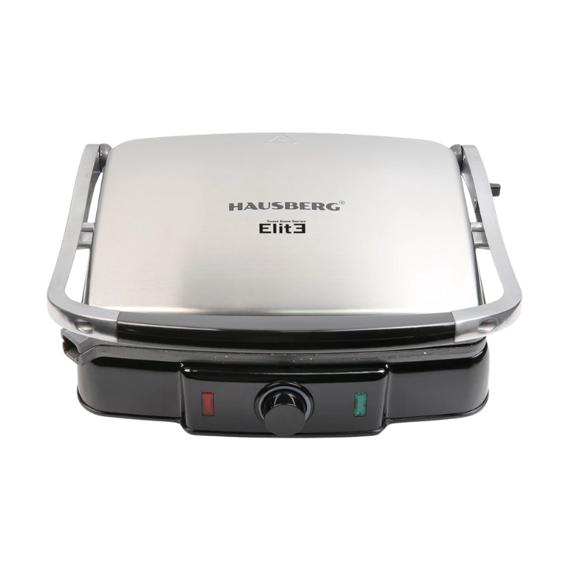 Hausberg HB-533 Sandwich Maker & Gril Électrique – Appareil Multifonction, Puissant et Compact 2000W