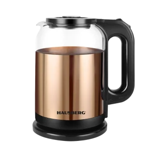 Hausberg HB-3622AU Bouilloire Électrique Verre & Inox 1.8L 1800W – Design Élégant et Chauffe Rapide