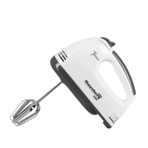 Hausberg HB-4112GR Mixeur à Main 250W – 7 Vitesses, Batteurs Inox et Design Ergonomique Gris