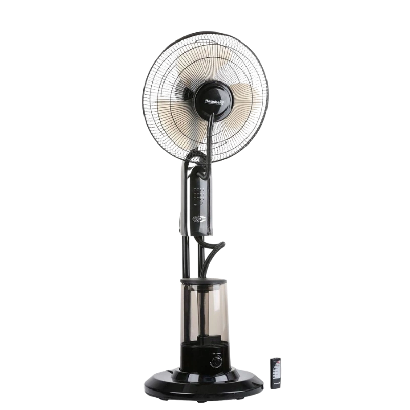 Hausberg HB-5600NG Ventilateur Brumisateur Électrique 3.2L 90W – 3 Vitesses, Minuterie 7.5h et Télécommande