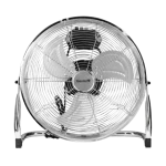 Hausberg HB-5900 Ventilateur de Sol 16’’ 110W – Lames Aluminium, Silencieux <60dB et Puissant 220-240V