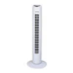 Hausberg HB-5950AB Ventilateur Tour Électrique 45W – Silencieux, 3 Vitesses, Minuterie et Télécommande