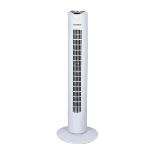 Hausberg HB-5950AB Ventilateur Tour Électrique 45W – Silencieux, 3 Vitesses, Minuterie et Télécommande