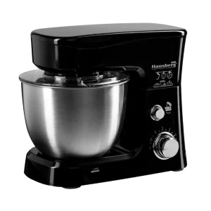 Hausberg HB-7625NG Batteur Électrique sur Socle 700W – Bol Inox 3.5L, 6 Vitesses et Moteur Cuivre Noir