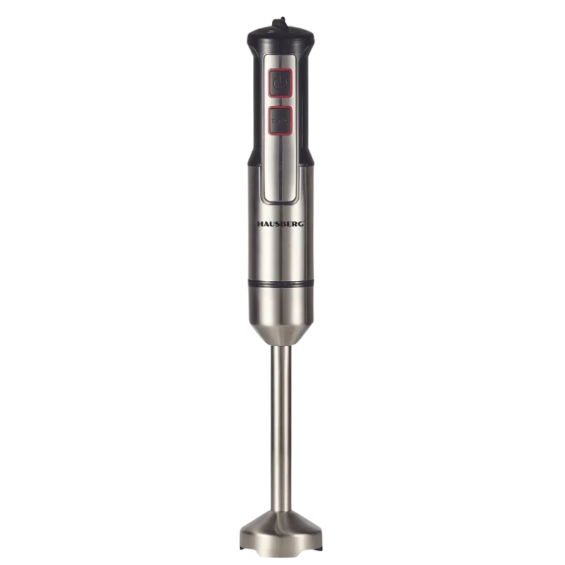 Hausberg HB-7668NG Mixeur Plongeant Électrique 1000W – Inox, 2 Vitesses, Lame Amovible et Moteur Cuivre Noir