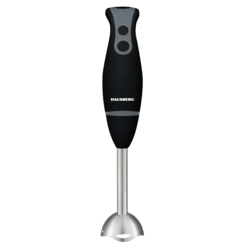 Hausberg HB-7672NG Mixeur Plongeant 300W – 2 Vitesses, Lames Inox, Poignée Ergonomique Noire