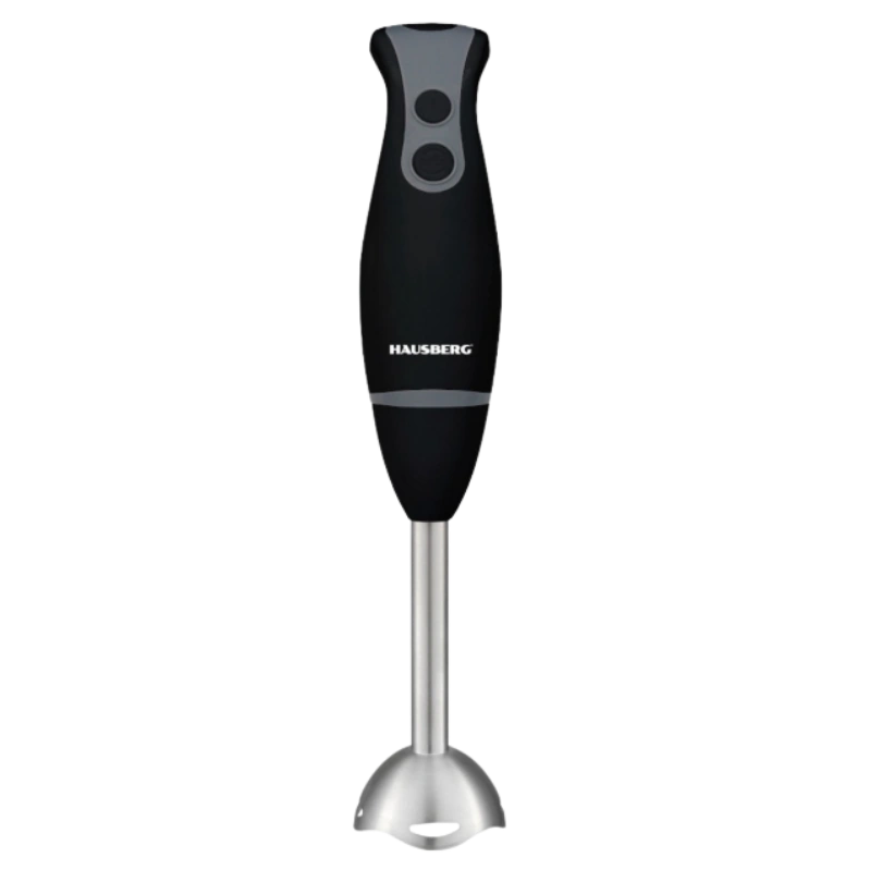 Hausberg HB-7672NG Mixeur Plongeant 300W – 2 Vitesses, Lames Inox, Poignée Ergonomique Noire