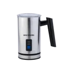 Hausberg HB-7678 Mousseur à Lait Électrique 600W – Inox, 250ml, Moussage Chaud/Froid et Base Rotative 360°