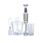Hausberg HB-7700AB Mixeur Électrique 1000W – Ensemble Complet avec Pot en Verre, Fouet & Hachoir 1L