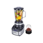 Hausberg HB-7765 Blender Électrique 500W – Bol Verre 1.5L, Corps Inox, Lames Inox et Moulin à Café Intégré