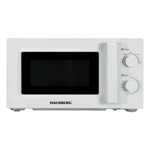 Hausberg HB-8008AB Micro-ondes 20L – 700W, Commande Mécanique, 5 Niveaux de Puissance & Fonction Décongélation