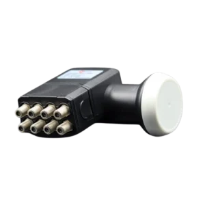 Qsmarter QS-8 OCTO LNB – Tête Satellite 8 Sorties, 0.1 dB, Full HDTV, Étanche, Haute Sensibilité, Réception Multi-Récepteurs