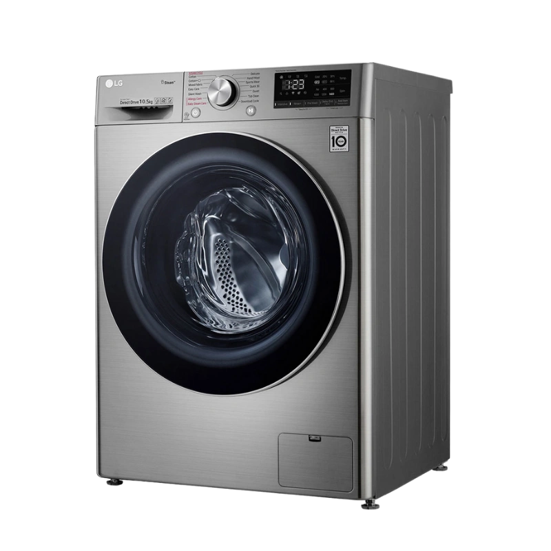 LG F2V3HYPKP Lave-Linge Gris 7 kg – AI Direct Drive, Steam™ Allergy Care et Smart Diagnosis™ A+++