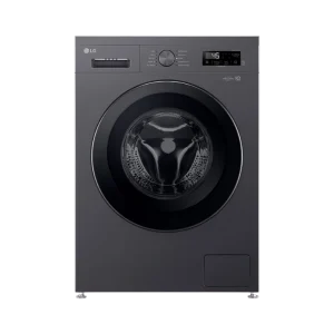 LG F2Y1TYP6J Lave-Linge Acier Noir 8 kg – AI Direct Drive, Lavage Rapide et Écran LED A+++