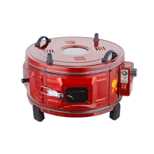 Ertone ERT-MN9010VS Four Électrique Rond 40L – 1300W, Thermostat Réglable, Double Résistance, Intérieur Émaillé