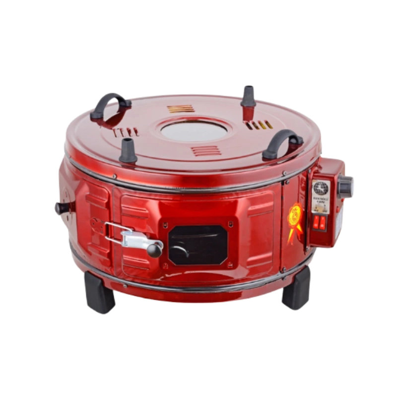 Ertone ERT-MN9010VS Four Électrique Rond 40L – 1300W, Thermostat Réglable, Double Résistance, Intérieur Émaillé